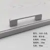 Manija de Tirador Pequeña Negra Estilo Americano Manija de Puerta de Armario de Aleación de Aluminio Minimalista Moderna Manija de Tirador de Agujero Único para Cajón de Gabinete Mediterráneo