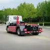 Venda Direta de Fábrica Exportação Novo Caminhão de Lixo com Braço Gancho de 5 Toneladas Marca Azul, Exibição de Veículos de Exportação para Resíduos Residenciais e de Construção