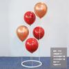 Mesa de Globos para Comercio Exterior Soporte Flotante Flotante con Forma Especial Varilla Recta Costura Estante de Exhibición para Bodas Globo Siete en Uno Transparente