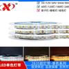 Fita de LED 12V baixa voltagem 2835 autoadesiva monocromática bicolor luz suave acessórios para espelho inteligente fonte de alimentação interruptor de toque