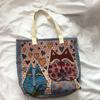 Otoño e Invierno Nuevo Bolso de Tela de Gatos Bolso de Hombro Horizontal Mochila Escolar para Mujer Bolso de Mano de Gato Bolso de Tela