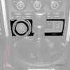 Adecuado para 17-19 Subaru BRZ Toyota 86 caja de almacenamiento marco decorativo negro piano negro brillante modificación interior del coche
