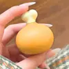 Juguete de Calabaza Pequeña con Forma de Pata de Pollo Linda para Alivio del Estrés, Juguete de Calabaza Pequeño Portátil y Creativo