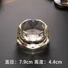Cinzeiro de Cerâmica Estilo Chinês com Acabamento Dourado Criativo Cinzeiro de Porcelana Cinzeiro de Mesa para Hotel de Luxo Personalizável LO