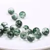 Contas de Cristal Fantasma Verde DIY Pulseira de Contas Feita à Mão Acessórios de Joias de Cristal Natural Produtos Semi-Acabados