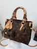 Bolso de Mano de Moda 2025 Nuevo Estilo Estampado de Alta Gama Bolso Cruzado Elegante Versátil Casual Bolso de Hombro Bolso de Mujer Retro