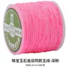 Bo 50.72m Cuerda Trenzada Hilo de Jade Material para Pulsera Hecha a Mano DIY Hilo de Abalorios Colorido Cuerda con Colgante Venta al por Mayor