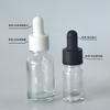 Botellas de Vidrio en Stock: Botellas Dispensadoras Transparentes de Aceite Esencial de 5 ml, Botellas con Gotero Escarchadas de 20 ml, Botellas Transparentes de Aceite Esencial de 100 ml