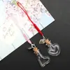 Mini Botellas de Vidrio Transparentes con Forma Especial, Botellas de los Deseos, Colgantes para Teléfono Móvil, Botellas de la Suerte, Colgantes para Bolsos, Venta al por Mayor de Joyería