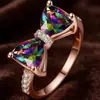 Anillo Ziyu Estilo Europeo y Americano, Anillo de Oro K, Anillo Incrustado con Circonita, Elegante Anillo de Diamante, Adecuado para Bodas y Fiestas