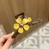 Pinza para el pelo de estrella con garra y estampado de leopardo estilo retro, dulce y fresca, para recogidos, pinza de acetato de gato y tiburón, accesorio de pelo elegante en forma de corazón