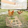 Hábitat de gallinero de madera transfronterizo, casa de campo, estante de almacenamiento para pollos, patos, gansos, estante grande para gallos de pie, plataforma para pájaros, juguete de entrenamiento