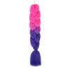 Nueva versión de trenza grande [doble color] Trenza africana sucia peluca trenza cola de caballo fibra química seda de alta temperatura color trenza grande