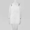 Estilo Europeo y Americano 2026 Nueva Moda Femenina Sexy Chica Caliente Deseo Puro Versátil Vestido Bodycon Strapless Floral Tridimensional