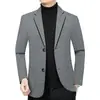 2025 Nuevo Estilo Otoño Trajes Casuales de Negocios para Hombres Jóvenes y de Mediana Edad Chaquetas para Hombres Sacos Sencillos
