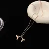 Collar de Uso Diario Cadena para Clavícula Accesorio Gargantilla de Moda con un Ambiente Fresco y Elegante, Lujo Ligero, Borla Versátil Cobre Moda para el Trayecto Diario