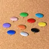Amazon Fabricante Wholesale Papelería de Oficina Chinchetas Plástico Caja Plana 300 Piezas Chinchetas de Cabeza Plana Coloridas para Pared de Fotos