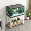 Suporte para Aquário, Base de Gabinete para Aquário, Mesa Base de Aquário de Chão para Sala de Estar, Estrutura Base, Suporte, Rack de Ferro Armazenamento com Suporte de Carga