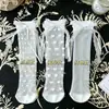Calcetines de Verano Ultra Delgados Versátiles para Niñas con Lazo Calcetines de Princesa Lolita Calcetines de Media Pantorrilla para Niños Calcetines de Media Pantorrilla para Niños
