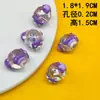 Pulsera Transparente de Dibujos Animados Pintada a Mano Accesorios de Cuentas Decoración Colgante Perforada Cadena para Funda de Teléfono Móvil DIY Acrílico