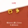 Accesorios Chapados en Oro que Conservan el Color Joyería DIY Estilo Oro Antiguo Cuentas Espaciadoras de Flor Pequeña Cuentas Sueltas Tejido de Pulseras Cuentas