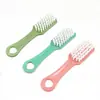 Cepillo Pequeño de Plástico para Limpieza de Zapatos, Color Sólido, Cepillo para Zapatos con Cerdas Suaves Colgable, Cepillo para Lavandería, Cepillo para Ropa, Cepillo para Zapatos