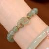 Pulsera Hetian Jun Entrelazada para Mujer Diseño Nicho ins Pulsera Hebilla de Seguridad Corazón Regalo de Cumpleaños Mejor Amiga