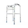 Andador Multifuncional de Aço Inoxidável Barras Paralelas Curva Simples Curva Dupla Antiderrapante Ajustável em Altura Dobrável Andador de Estrutura