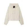 Chaqueta Bomber con Capucha Estilo Europeo y Americano Transfronterizo 2026 Nueva para Mujer 8372241 Pantalones de Pierna Ancha 8372242