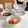 Tigela de ramen estilo japonês de alto valor cerâmica tigela para macarrão instantâneo tigela balde restaurante de macarrão com carne tigela grande para sopa tigela de arroz comercial