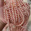 Cuentas Redondas Imitación Perla de Vidrio de Alto Brillo, Beige y Blanco, 3`12mm, Cuentas Sueltas para Pasadores Tradicionales, Accesorios DIY para Hanfu