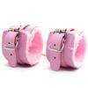 Esposas de peluche SM, esposas para pies, ataduras de cuero, juguetes sexuales para adultos, suministros para marido y mujer, generación al por mayor