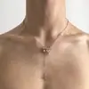 Collares transfronterizos de estilo punk de alta resistencia para hombres y mujeres, estilo gótico de subcultura, cadenas para la clavícula y collares de personalidad de nicho de moda