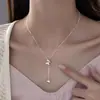Collar de Mariposa Mujer Sueño de Mariposa Primavera Nicho Colgante Lujo Ligero Alto Sentido Regalo Cadena Clavícula Chapada en Plata Venta al Por Mayor de Fábrica