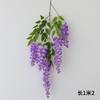 Flor Artificial Gigante Abler Glicínia Galho Longo Flor Falsa de Plástico Flor de Seda para Sala de Estar Interna Decoração de Rattan Pendurado para Fotos