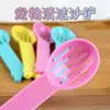 Pala de Arena para Hámster Chinchilla Reloj de Arena Pala de Arena para Baño Almohadilla Aglomerante para Arena de Orina Limpieza con Reloj de Arena Pala de Baño Combinación de Baño