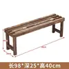 Peldaños de madera maciza para uso en exteriores, madera carbonizada, madera anticorrosión, soporte para flores, escalera, montado en el suelo, balcón, soporte para flores de suculentas para exteriores de varias capas