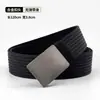 Cinturón de Lona Transfronterizo para Hombre Sin Agujeros Versátil Casual Pantalones Cargo Cinturón Simple Tejido Cinturón Táctico para Exteriores