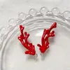 Cenário Aquático 3D de Coral Submarino Pingente Pequeno de Liga Metálica com Contas Decoração de Cordão Acessórios DIY Feitos à Mão Pulseira Contas Soltas