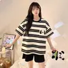 Pijama de Verano 200 jin para Mujer, Individual, Dibujos Animados, Manga Corta, Shorts, Talla Grande de Verano, Holgado, Estilo Verano, Ropa de Casa para Mujer