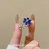 Conjunto de colar de diamantes brilhantes estilo palácio luxuoso, luxo leve, moderno, requintado, elegante, sofisticado, corrente versátil para a clavícula