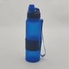 2025 Botella de Agua Popular Exterior Silicona Deportiva Botella de Agua Plegable Portátil Pp Ciclismo Senderismo Camping Gran Capacidad