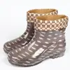Sapatos Impermeáveis Femininos Adulto Crystal Antiderrapantes Galochas 2026 Galochas Curtas