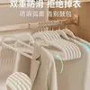 Cabides aveludados para uso doméstico, sem costura, antiderrapantes, evitam marcas nos ombros, varal de roupas, cabide para pendurar roupas