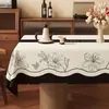 Toalha de Mesa Retrô Francesa, Não Lavável, Impermeável, À Prova de Óleo, Resistente ao Calor, Toalha de Mesa Retangular para Mesa de Jantar, Capa de Mesa de Centro de PVC que Melhora a Atmosfera