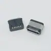 Conector de instrumento de belleza TIPO-C 6 pines horizontal de 90 grados para placa de circuito impreso SMT DIP de cuatro pines