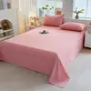 Sábanas para Cama de Dormitorio de Estudiante Pieza Única Sábanas de Color Puro Cepillado 2m Funda para Colchón Simmons Cubrepolvo Funda de Almohada Universal para Todas las Estaciones