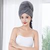 Pañuelo Personalizado Tamaño/Logo Bordado para Mujer Gorro Secador de Pelo de Coral Oversize Toalla Absorbente para Secar el Cabello Venta al por Mayor Transfronteriza