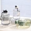 Botella de Agua de Gran Capacidad, Taza Grande de Plástico Resistente a Altas Temperaturas para Deporte y Fitness con Asa, Taza de Bebida Directa, Vaso de Agua de Plástico