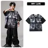 Ropa Infantil de Street Dance Hip Hop Marca de Moda Hip Hop Traje Chaleco Falso para Niños Ropa de Moda Infantil Ropa de Calle Estilo Fried para Niñas Verano